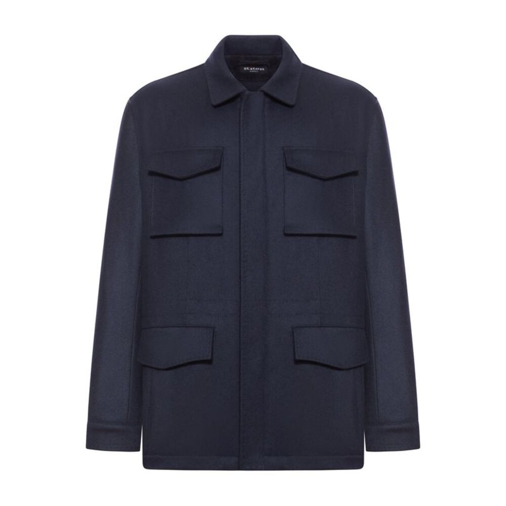 Kiton Men Multi-Pocket Cashmere Field Jacket